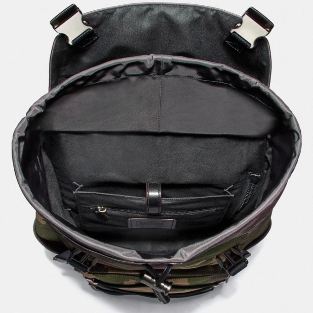NWT Coach Terrain Backpack W/ Pixelated Camouflage - Picture 3 of 3